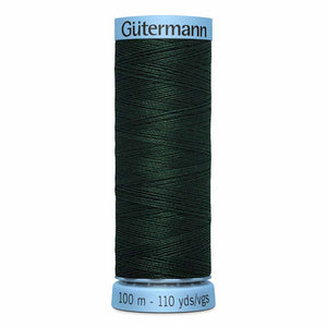 Gütermann Silk Thread - #472 - Dark Green