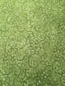 Leafy Scroll - Green