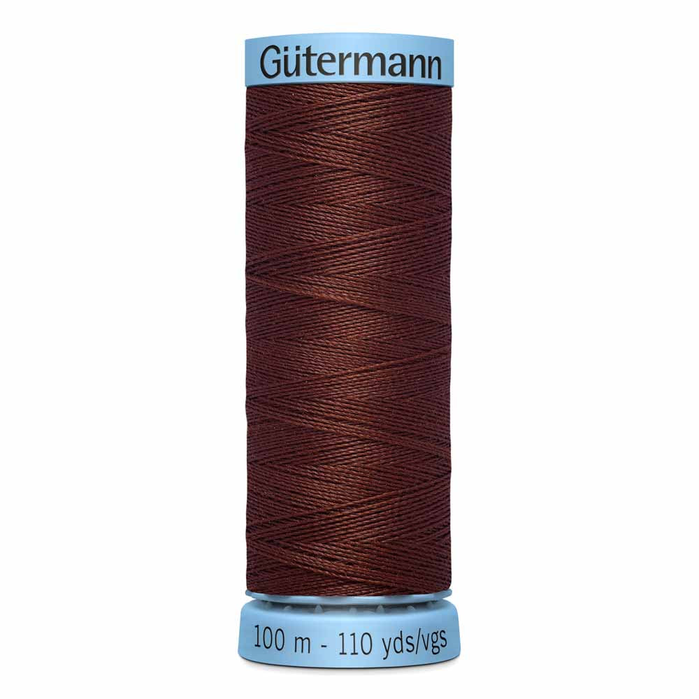 Gütermann Silk Thread - #230 - Rust Brown