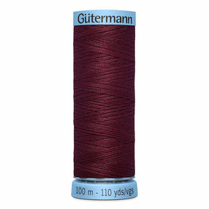 Gütermann Silk Thread - #369 - Wine