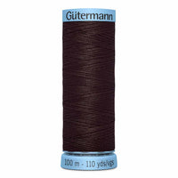 Gütermann Silk Thread - #696 - Dark Brown