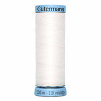 Gütermann Silk Thread - White