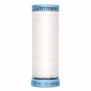 Gütermann Silk Thread - White