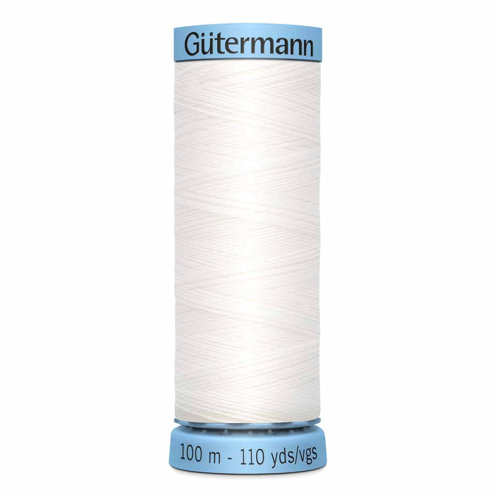 Gütermann Silk Thread - White