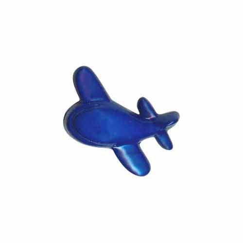 Airplane Novelty Button - Royal Blue