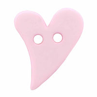 Heart Novelty Button - Pink
