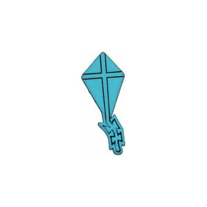 Kite Novelty Button - Turquoise